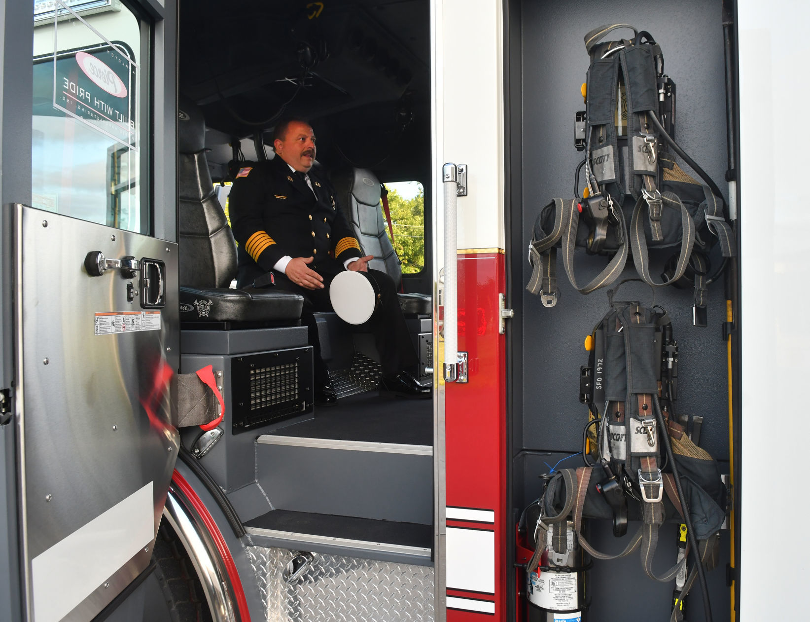 Silvis Fire Department new Pierce Enforcer Pumper